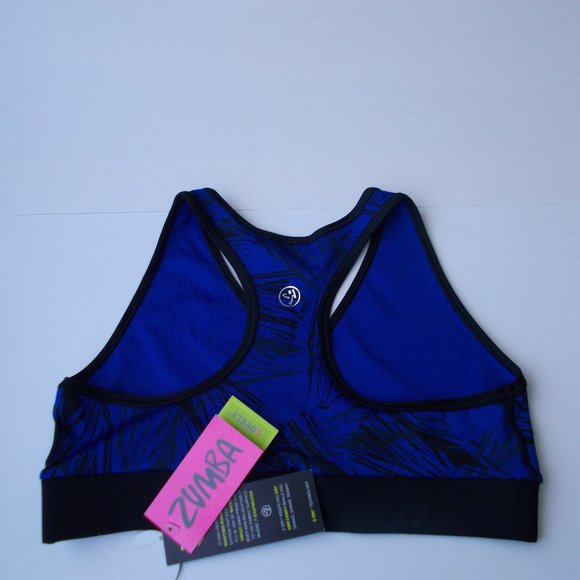 Zumba Fitness Intimates & Sleepwear Nwt Zumba Sport Bra Blue Black